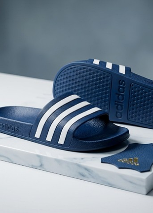 Шльопанці adidas adilette aqua (артикул: f35542), розмір 37, довжина устілки 23.5, колір: синій/білий
