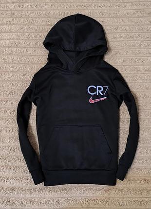 Теплая детская спортивная кофта с капюшоном, толстовка, худи nike cr7