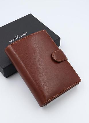 Кошелек мужской кожаный p&e 5808с light brown