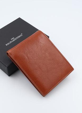 Гаманець чоловічий шкіряний p&amp;e 5101b ginger