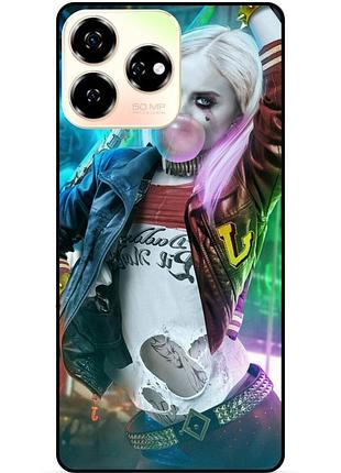 Силіконовий бампер чохол для zte nubia v60 з малюнком harley quinn харлі квінн joker