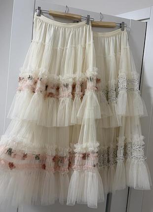 Шикарні спідниці пачки зефірки максі дуже стильні