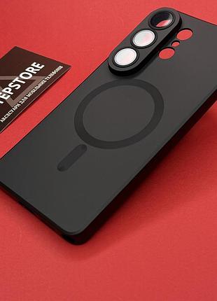 Чохол для samsung s26 ultra (s948) з лінзами на камеру magsafe силіконовий протиударний магнітний