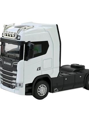 Дитячий іграшковий трейлер ap7539ab(white) світло, звук