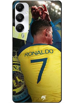 Силіконовий чохол бампер для samsung a05s з малюнком ronaldo аль наср роналдо