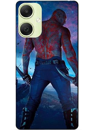 Силиконовый чехол бампер для samsung a05 с рисунком дракс стражи галактики drax