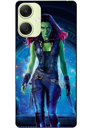 Силіконовий чохол бампер для samsung a05 з малюнком гамора стражі галактики gamora