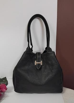 Кожаная сумка borse in pelle женская тоут