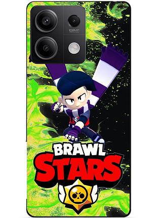 Силіконовий бампер чохол для xiaomi redmi note 13 4g з героєм бравл едгар