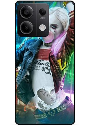 Чехол силиконовый бампер для xiaomi redmi note 13 pro 4g с рисунком harley quinn харли квинн joker