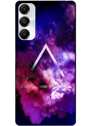 Силиконовый чехол бампер для samsung a05s с рисунком космос галактика