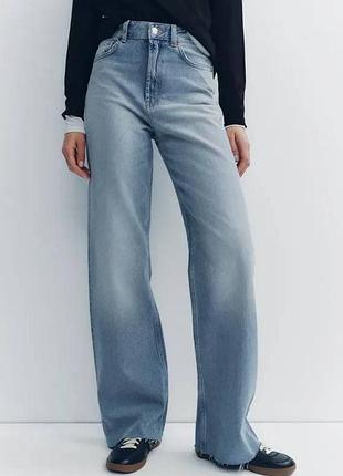 Джинсы женские стильные zara классная трендовая модель