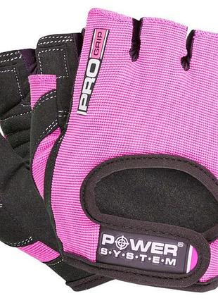 Перчатки для фитнеса power system ps-2250 pro grip женские pink m