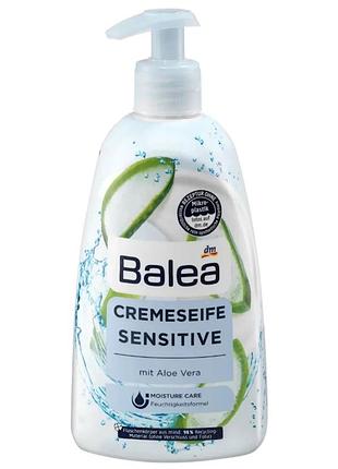 Жидкое крем-мыло для чувствительной кожи balea creme seife sensitive, 500 мл