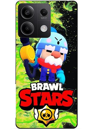 Чехол силиконовый бампер для xiaomi redmi note 13 pro 4g с героем бравл гэйл