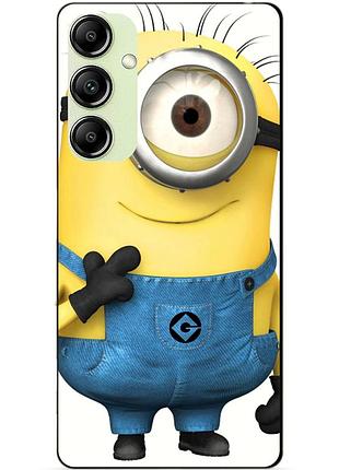Чехол силиконовый бампер для samsung a15 с рисунком миньон кевин minion