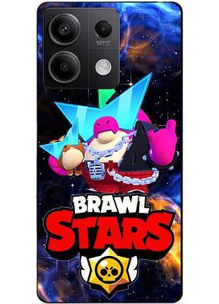 Чехол силиконовый бампер для xiaomi redmi note 13 pro 4g с героем космический бравл базз