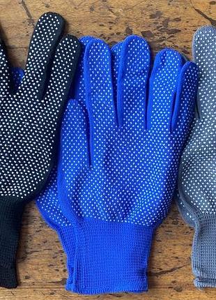 Рукавички робочі нейлонові — пачка 12 пар