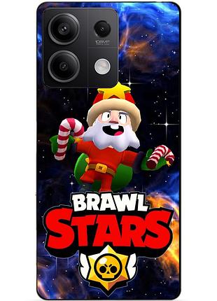 Чехол силиконовый бампер для xiaomi redmi note 13 pro 4g с героем космический бравл динамайк