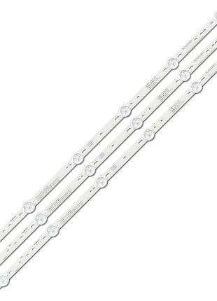 Led підсвітка tv 32" inch 6-led 3v 562mm bravis led-32c2000b led-32c2000 led 32c2000 lb420dz 3шт.