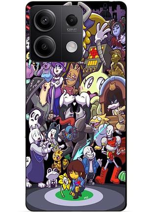 Силіконовий чохол бампер для xiaomi redmi note 13 pro 4g з малюнком undertale андертейл