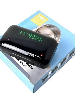 Навушники бездротові 2000мач bluetooth tws bth-f-5 чорні top shop ua_
