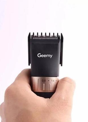 Машинка для стрижки волос аккумуляторная gemei gm-6042 черная top shop ua_