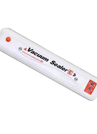 Вакуумный упаковщик продуктов vacuum sealer e белый top shop ua_