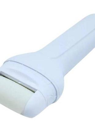 Пилка-пемза аккумуляторная для пяток 5вт, usb, 2 режима скорости белая top shop ua_