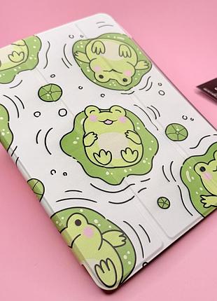 Книжка smart case для ipad 7/8/9 10.2 з малюнком прозорий слот відділ під apple pencil