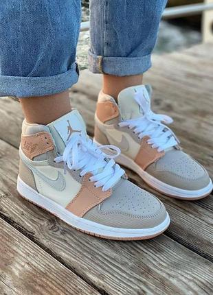 Шикарні жіночі кросівки NIKE AIR JORDAN XXXV SP-TP PF CENTER OF THE EARTH GLACIER GREY LASER CRIMSON-BLACK