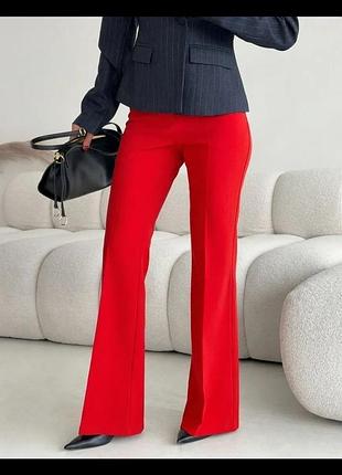 Жіночі повсякденні класичні штани брюки кльош