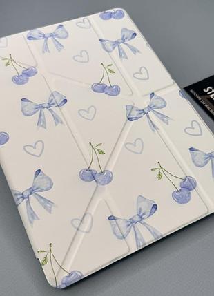 Книжка smart case для ipad 7/8/9 10.2 з малюнком ведмедика козята прозорий слот відділ під apple pencil