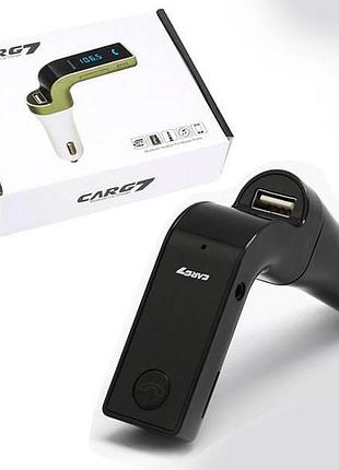 Fm модулятор автомобильный car g7 bluetooth черный top shop ua_