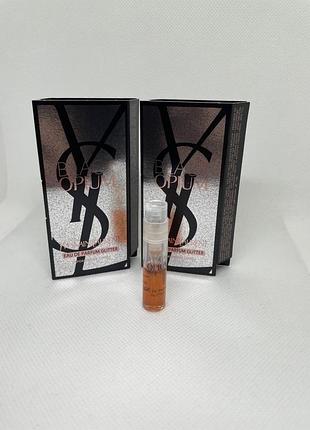 Оригинальный пробник парфюмированная вода black opium glitter от yves saint laurent