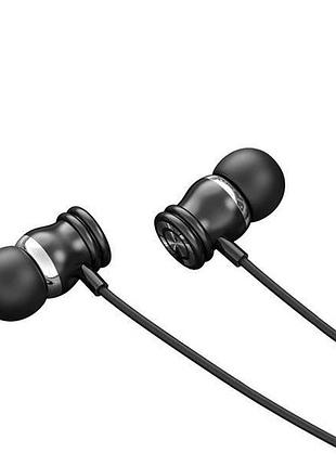 Наушники проводные xo ep56 golden shield in-ear type-c черные top shop ua_