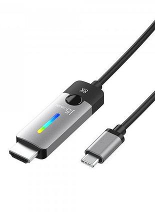 Кабель j5create jcc157-n, usb-c на hdmi, 1.8м