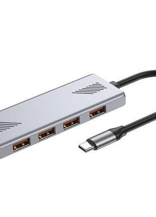 Хаб gembird uhb-cm-u310-a4-01 на 4 порти usb 3.2