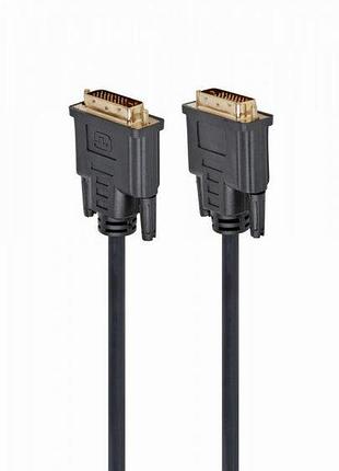 Кабель cablexpert cc-dvi2-bk-15, dvi відео 24/24 (dual link), 4.5 м