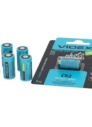 Батарейка литиевая videx cr2 lithium, 3.0 v top shop ua_