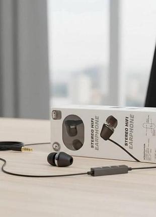 Наушники проводные 3,5мм ku lang kl-702 stereo hifi earphone черный top shop ua_