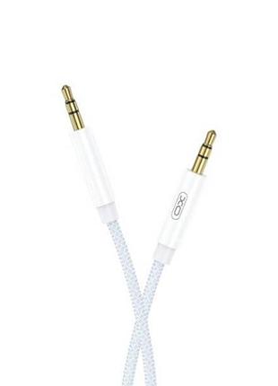 Кабель aux xo nb-r211c 3.5mm to 3.5mm белый top shop ua_
