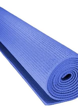 Килимок для йоги та фітнесу power system fitness yoga синій top shop ua_