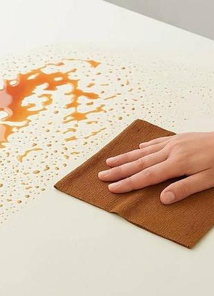 Рулон отрывных салфеток из микрофибры 25x25см 20шт коричневые top shop ua_