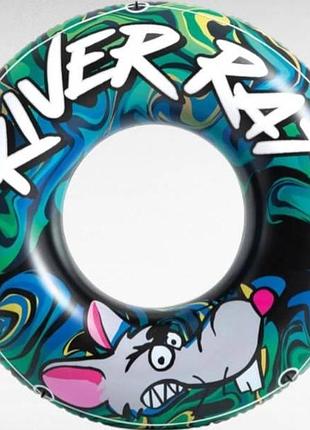 Круг надувной 122см intex 68209 np голубой top shop ua_