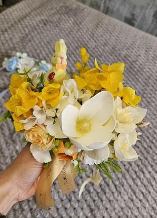 Великодня прикраса декор на кошик