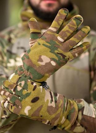 Рукавички флісові мультикам