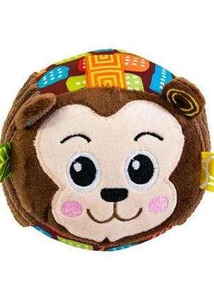 Игрушка интерактивная попрыгун обезьянка nj-00112 n66 коричневая top shop ua_