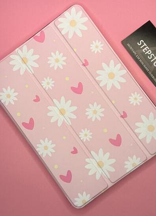 Книжка smart case для ipad 7/8/9 10.2 з малюнком ведмедика козята прозорий слот відділ під apple pencil