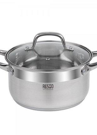 Кастрюля з кришкою resto 92003, 3,6 л